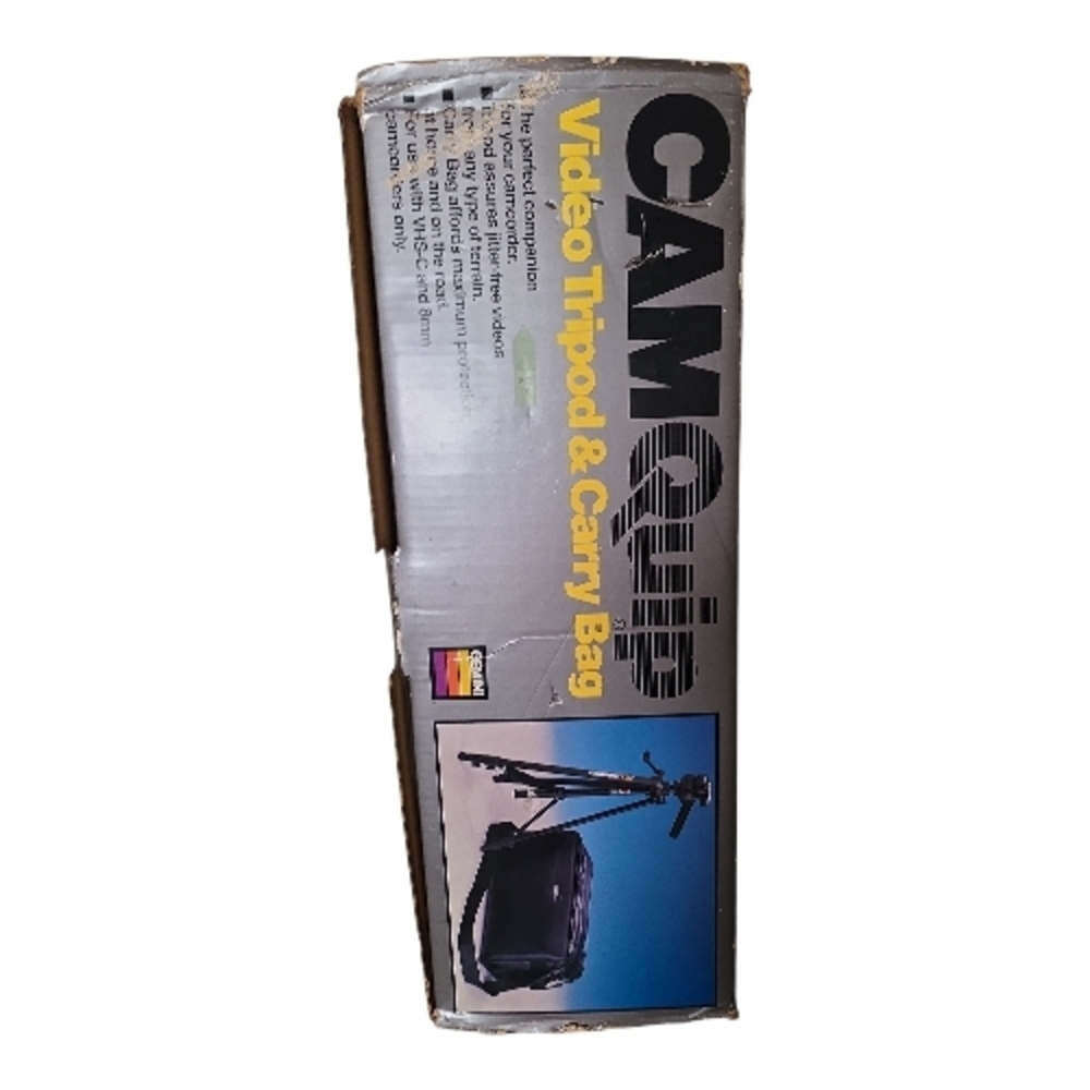 Black Video Tripod & Carry Bag